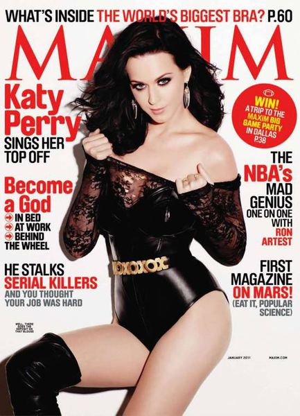 Кэти Перри в журнале Maxim. Январь 2011